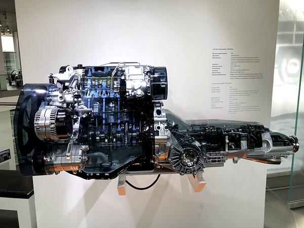2.5 litre five-cylinder TDI engine