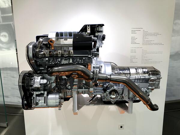 3.7 litre eight-cylinder engine
