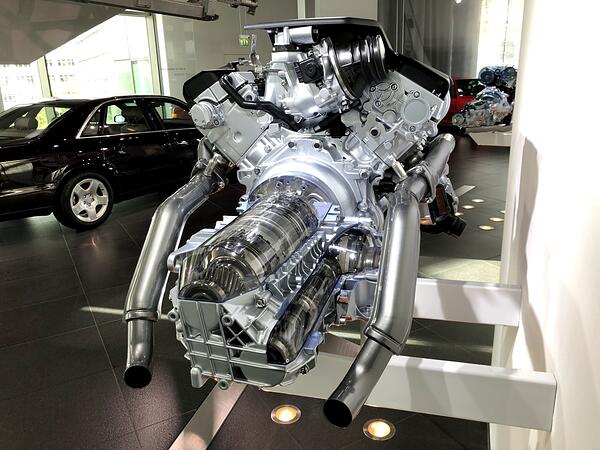 3.7 litre eight-cylinder engine